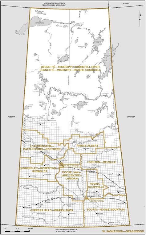 Saskatoon Federal Ridings Map
