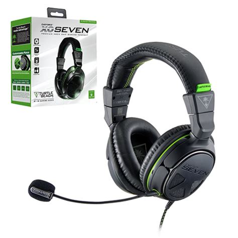 Xbox One Headset Wired Ear Force Xo Seven Black Turtle