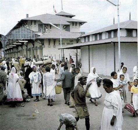 La Gare Addis Ababa Train Station Area 1960s History Of Ethiopia