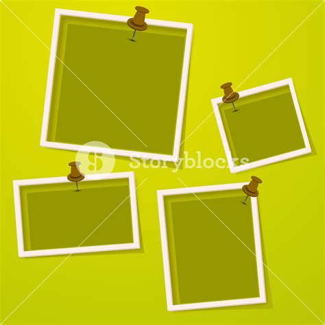 Set Of Photo Frames On Abstract Background Royalty Free Stock Image