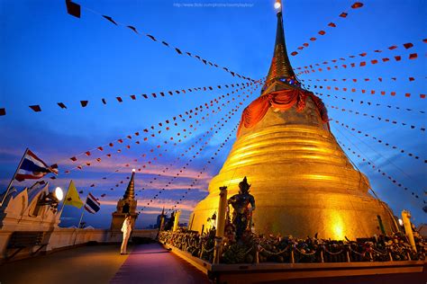 The Golden Mount Bangkok Map Tourist Attractions In Bangkok Thailand
