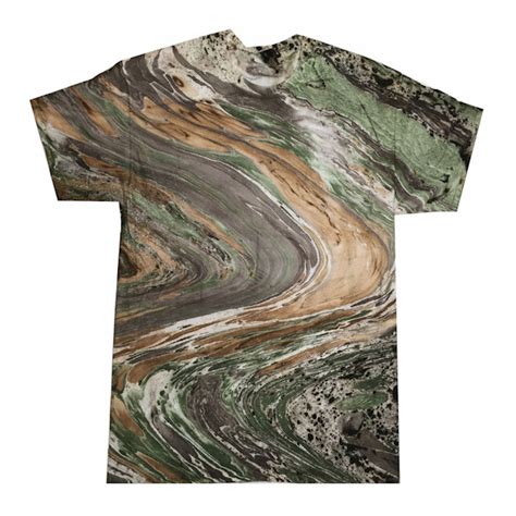 Marble Tie Dye Tee Camo At What On Earth Cs2492