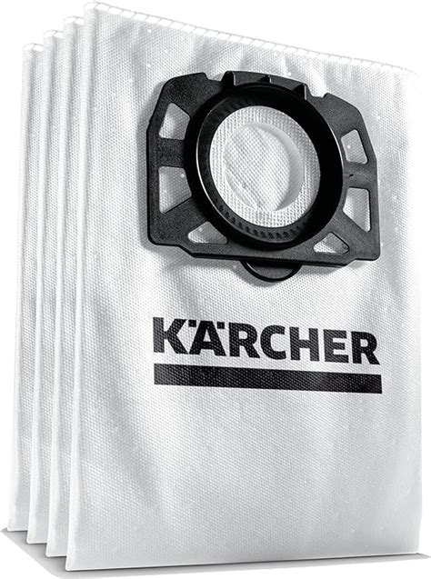 Kärcher Original Fleece Filter Bag KFI 487 4 pieces 2 ply extremely