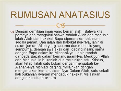 Aku percaya kepada satu allah, bapa yang mahakuasa, pencipta langit dan bumi, segala yang kelihatan dan yang tidak kelihatan. Pengakuan Iman Nicea : Foreign Creeds Listing Cprc - bngbarco