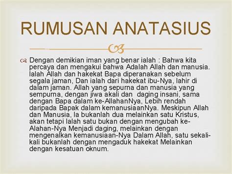 8 nicea konstantinopel rumusan pengakuan iman nicea konstantinopel aku percaya kepada satu allah, bapa yang mahakuasa, pencipta langit dan bumi, segala yang kelihatan dan yang tidak kelihatan. Pengakuan Iman Nicea : Foreign Creeds Listing Cprc - bngbarco