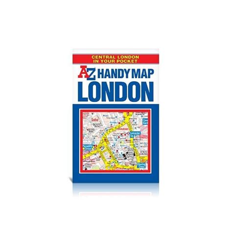 Handy Map Of Central London Published By The A Z Map Company