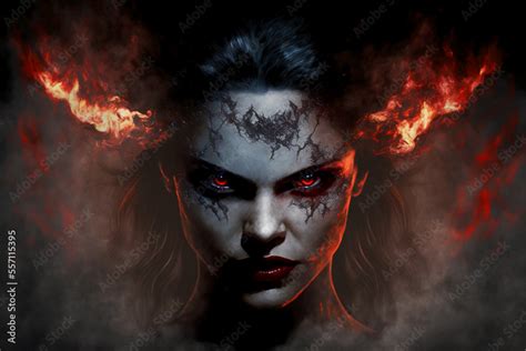 Succubus A Supernatural Demon Evil And Seductive Female Devil