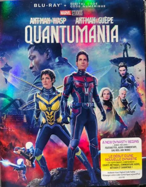 Ant Man And The Wasp Quantumania Blu Raydigitalslipcover New 1777