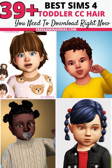 Sims 4 Toddler Hair Sims 4 Cc Eyes Sims 4 Cc Skin Sims Cc Best Sims