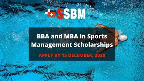 Bba And Mba In Sports Management Scholarships Swiss School Of