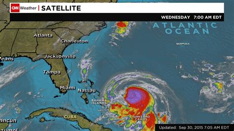 Joaquin Becomes A Hurricane With Maximum Sustained Winds Of 75 Mph