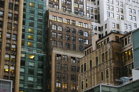 Windows In Apartment Buildings By Stocksy Contributor Lauren Lee