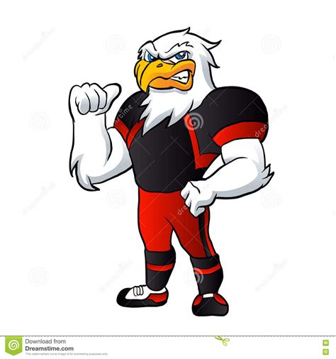 Cartoon Football Player Royalty Free Stock Photo