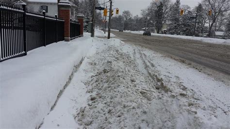 Sidewalk Snow Removal Stinks Says Belleville Resident Qnetnewsca