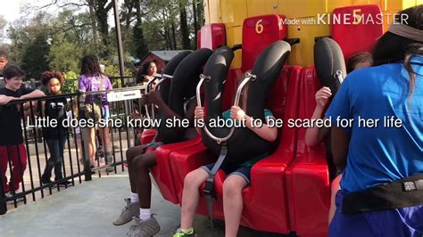 Ruthie Freaked Out At Sixflags Vlog At Sixflags Youtube