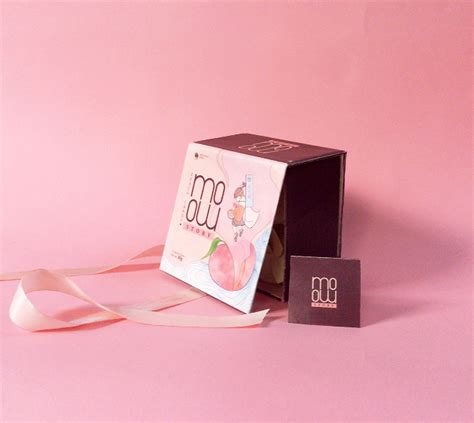 Peach Candy Momo Story Packaging On Behance