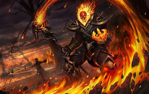 Skull Fire Armor Flame The Demon Fire Art Art Flame Sake