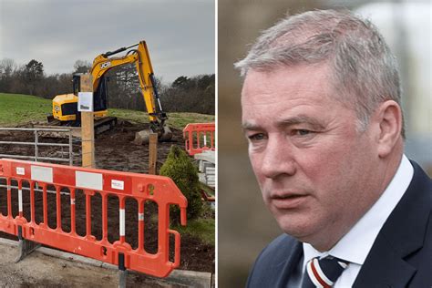 Rangers Legend Ally Mccoist In Legal Fight With Neighbours After Builders Bulldoze Gardens