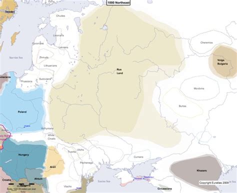 Euratlas Periodis Web Map Of Europe 1000 Northeast