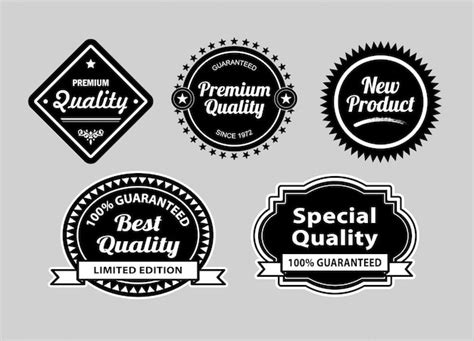 Premium Vector Premium Quality Label Badges