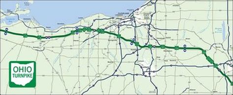Ohio Toll Road Map Us States On Map