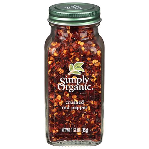 simply organic crushed red pepper 1 59 oz tony s