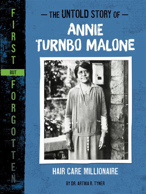 Spanish The Untold Story Of Annie Turnbo Malone Melsa Twin Cities Metro Elibrary Overdrive