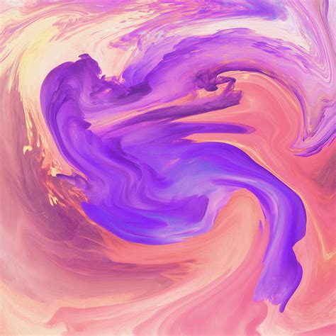 Vl08 Hurricane Swirl Abstract Art Paint Purple Pattern Wallpaper