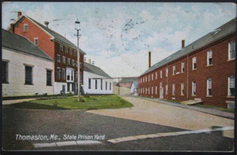 Thomaston Maine State Prison Yard 1912 Srsp62 Ebay