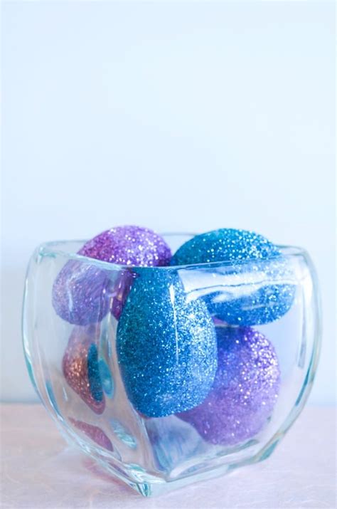 How To Make Glitter Easter Eggs Easy And Thrifty Craft