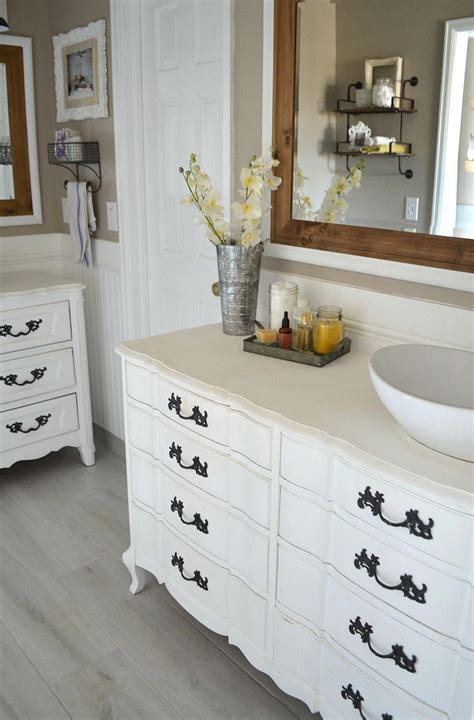 We'll show you how to properly sand, prime & paint your. Honest Review of My Chalk Painted Bathroom Vanities # ...