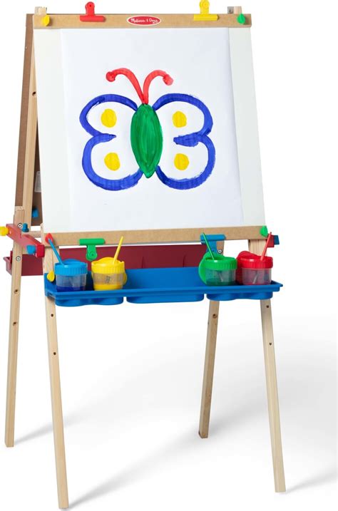 Deluxe Wooden Standing Art Easel Homewood Toy And Hobby
