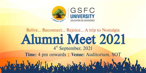 Alumni Meet 2021 Gsfc University Vadodara