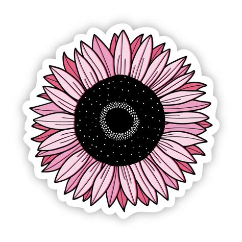 Blue aesthetic sticker collage #blueaesthetic blue. Sunflower Pink Aesthetic Sticker | Big Moods