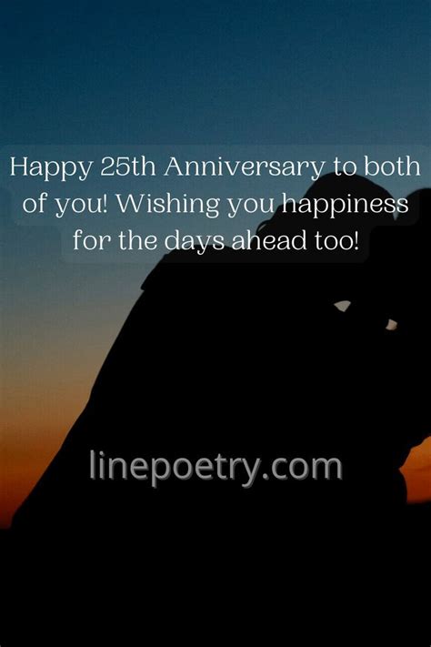 200 Sweet 25th Wedding Anniversary Wishes Messages Artofit