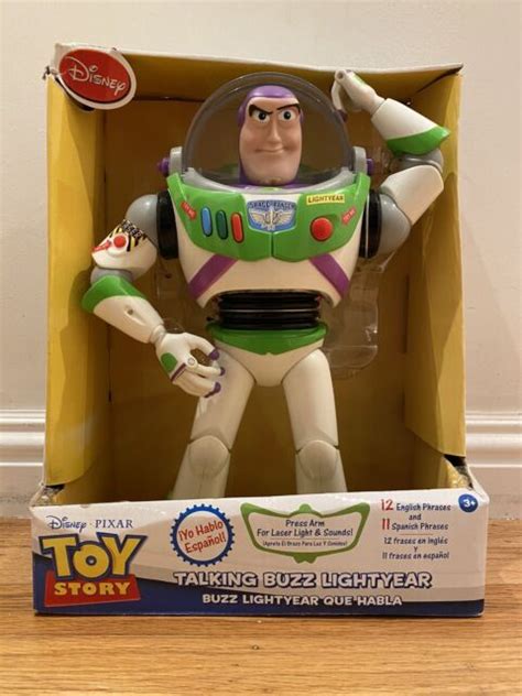 Toy Story Talking Buzz Lightyear Action Figure English Spanish Laser