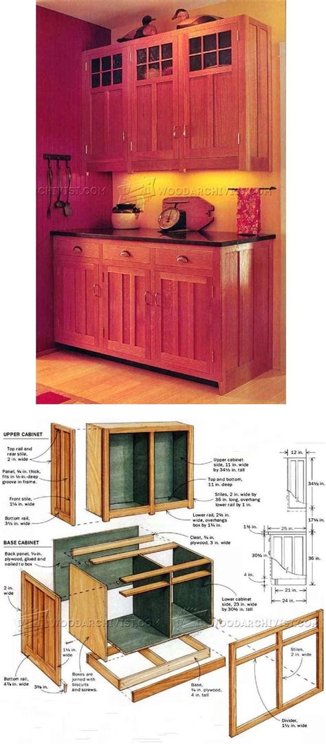 The secret lies in the workmanship and quality of materials used to make cabinet doors. Kitchen Cabinets Plans - Furniture Plans and Projects | Kitchen cabinet plans, Wood furniture ...