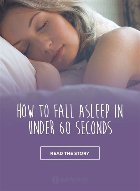 How To Fall Asleep In Under 60 Seconds How To Fall Asleep Health And