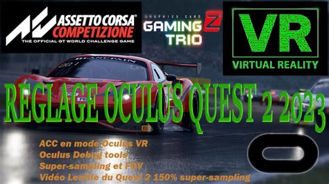 R Glage Vr Oculus Quest Link Asseto Corsa Competizione Rtx Rx