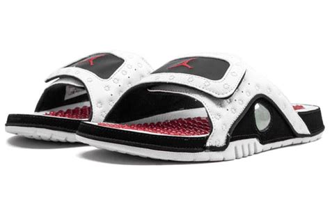 Nike Jordan Hydro 13 Retro Slide White Red Black 684915 106 Kicks Crew