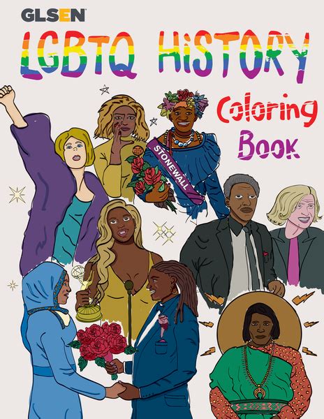 lgbtq history coloring book pack of 5 glsen