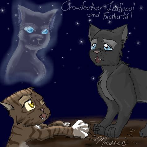 Crowfeather And Leafpool By Warriorsangelcat On Deviantart
