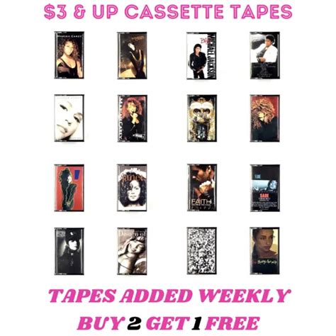 3 and up cassette tapes rock pop punk new wave rap 80s 90s build ur own lot 19 98 picclick