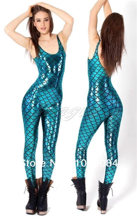 Spandex Mermaid Women Bodysuit Costume Bodysuits Source Hot Leathers Bodysuits Leather