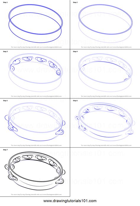 Hello friend i am draw a simple art for you, please watch this 3d drawing /drawing step by step/3d models/easy drawings easy 3d 25 best ideas about 3d drawings on pinterest | 3d writing. How to Draw Tambourine printable step by step drawing ...