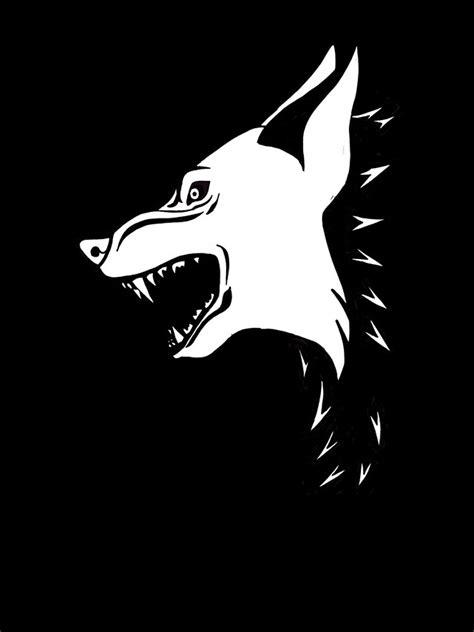 Snarling Wolf Silhouette Iphone Case And Cover By Marmotdragon Redbubble