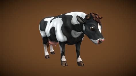 Stylized Cow 3d Model By N Hance Studio Malice6731 354d0ce