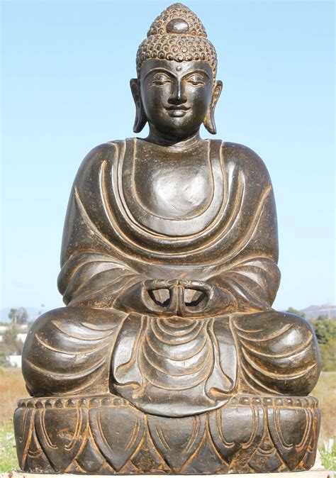Sold Stone Garden Buddha Japanese Statue 30 96ls246 Hindu Gods