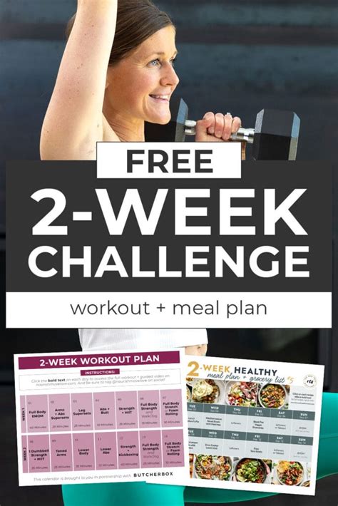 Free 2 Week Fitness Challenge Meal Plan Nourish Move Love