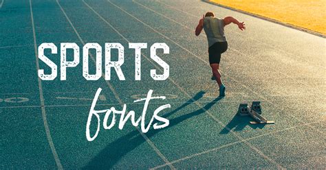 The Best Sports Fonts For Athletic Gym And College Designs Creative